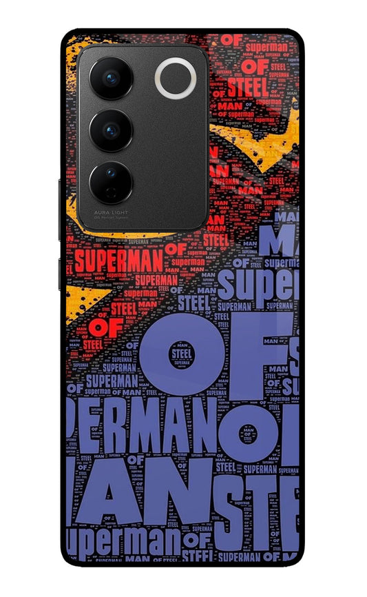 Superman Vivo V27/V27 Pro Glass Case