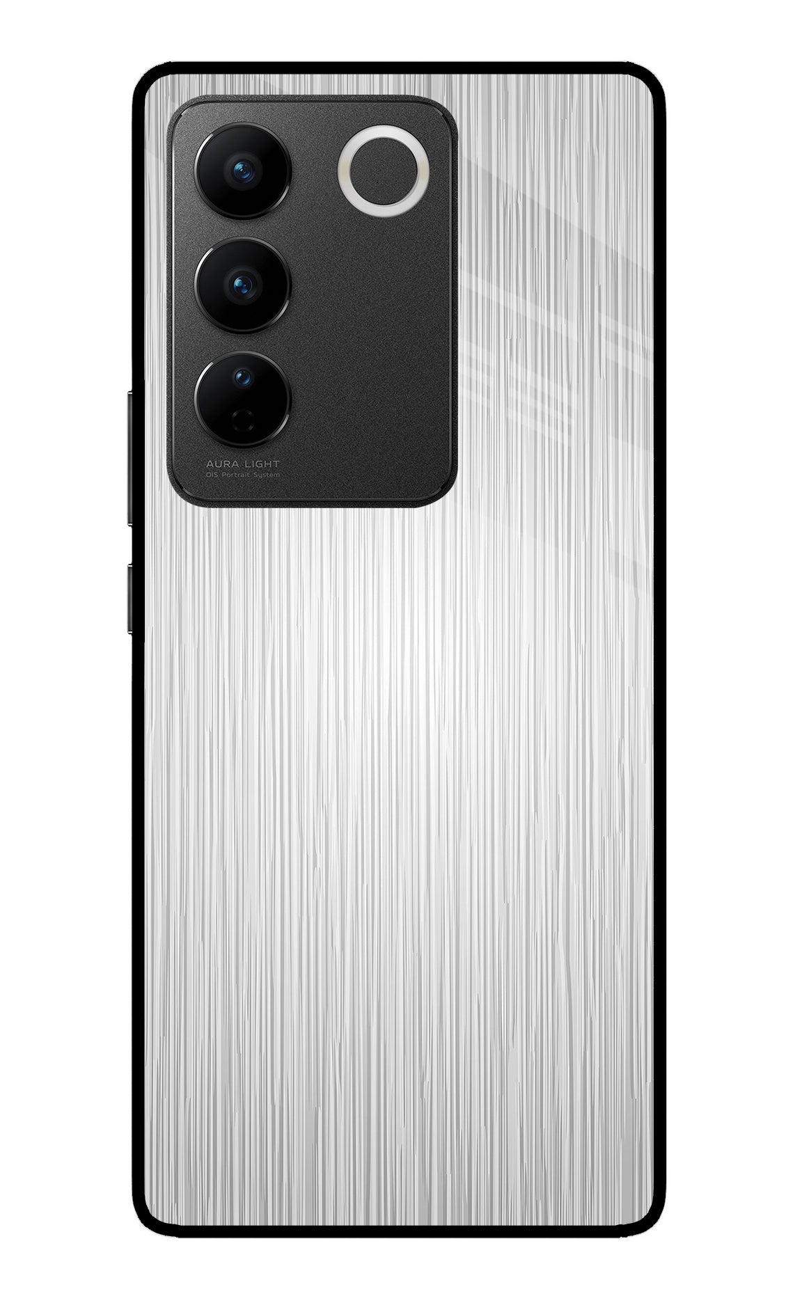 Wooden Grey Texture Vivo V27/V27 Pro Back Cover