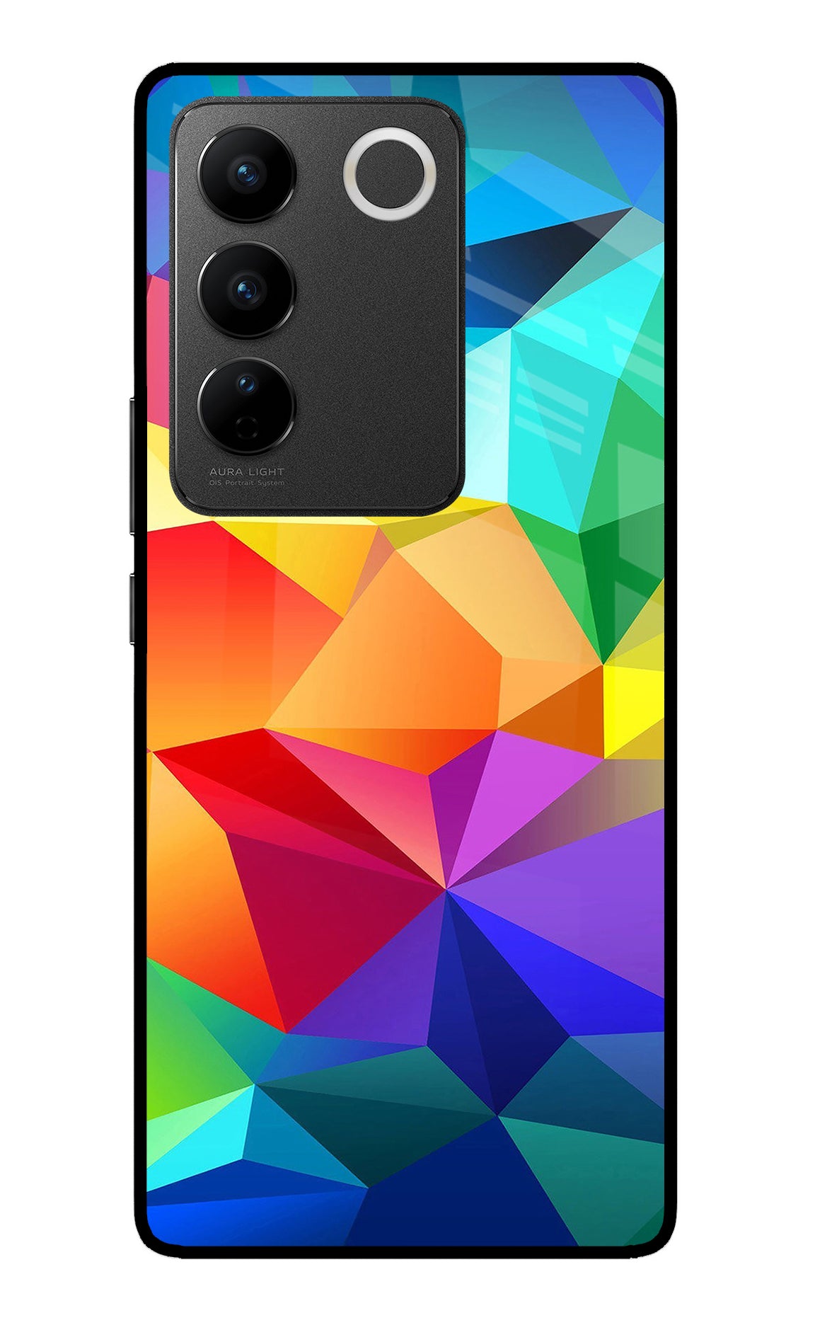 Abstract Pattern Vivo V27/V27 Pro Glass Case