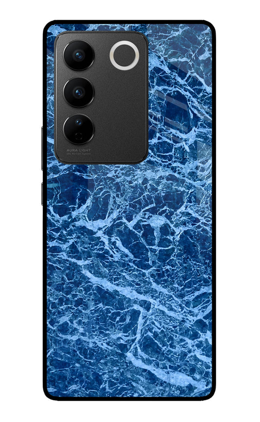 Blue Marble Vivo V27/V27 Pro Glass Case