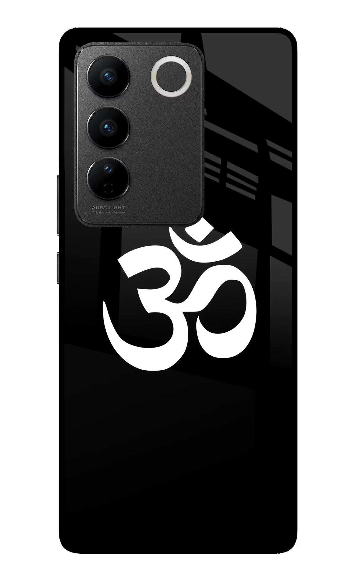 Om Vivo V27/V27 Pro Glass Case Back Cover by Casekaro