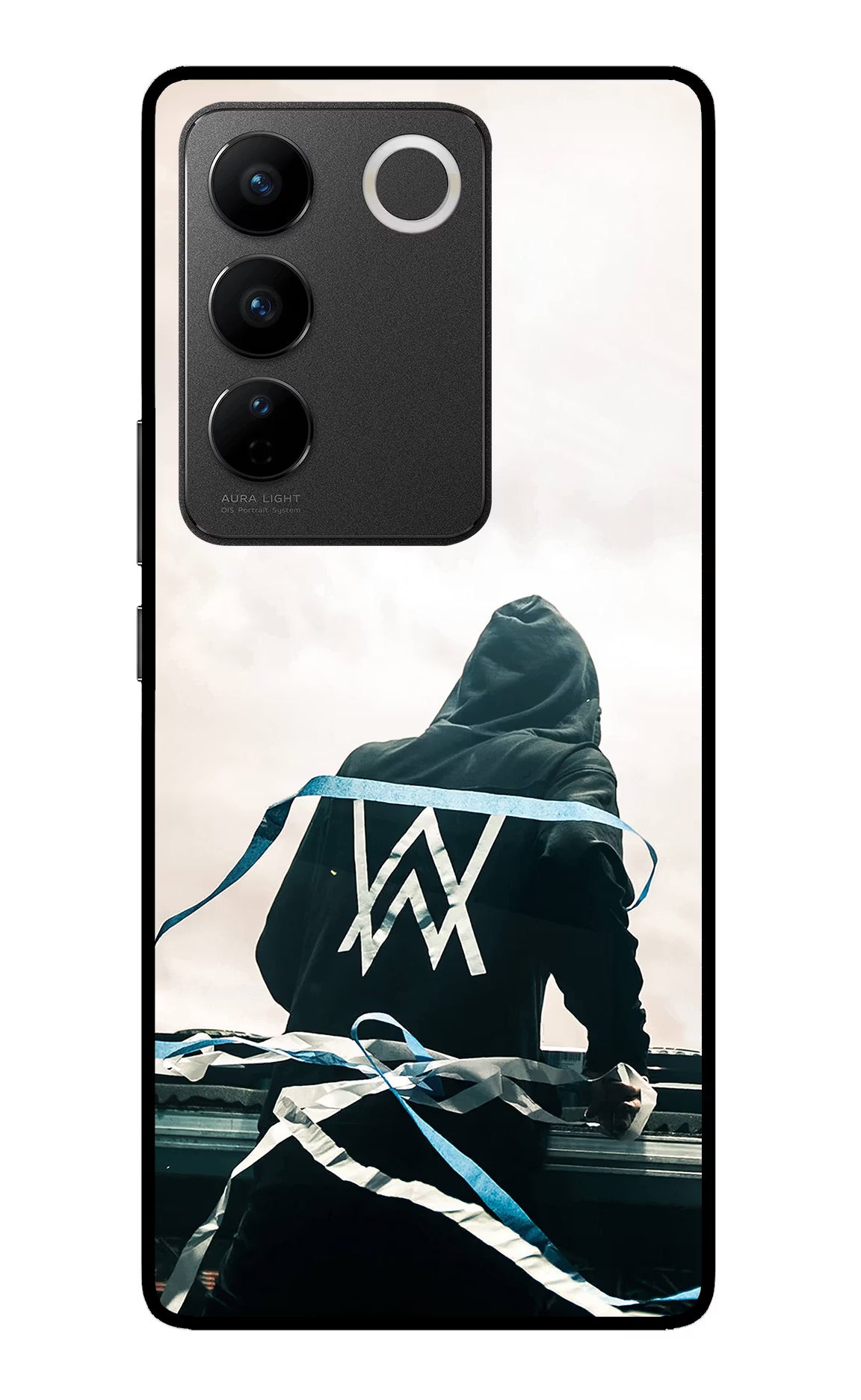 Alan Walker Vivo V27/V27 Pro Glass Case Back Cover by Casekaro