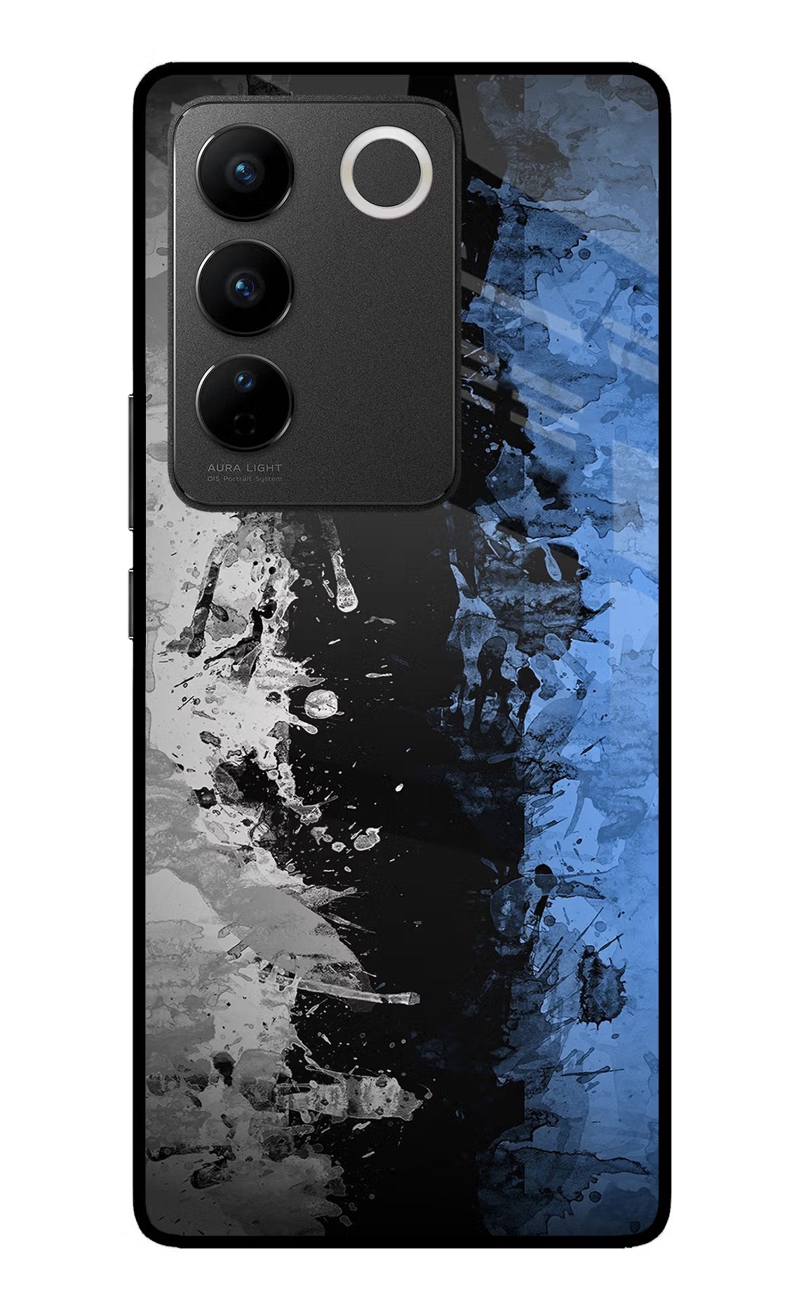 Artistic Design Vivo V27/V27 Pro Glass Case Back Cover by Casekaro