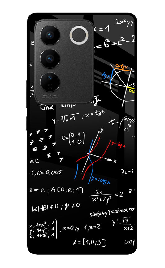 Mathematics Formula Vivo V27/V27 Pro Glass Case