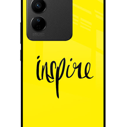 Inspire Vivo V27/V27 Pro Glass Case Back Cover by Casekaro