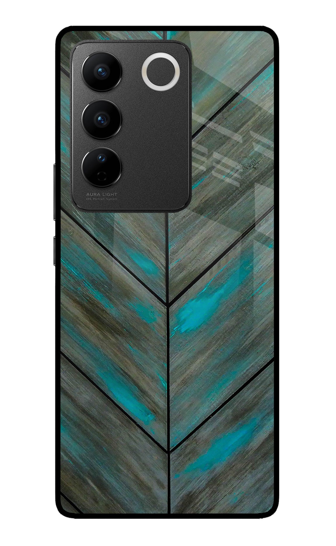 Pattern Vivo V27/V27 Pro Glass Case