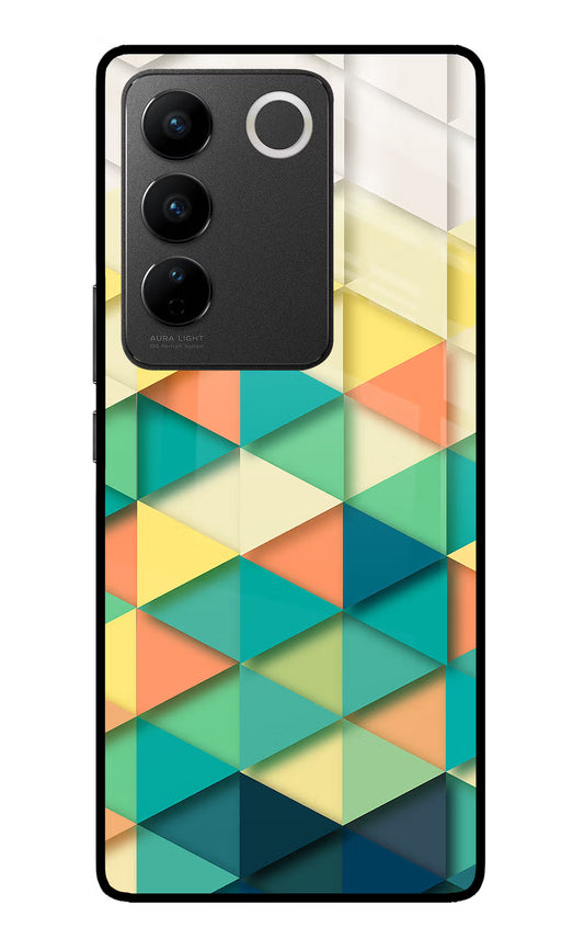 Abstract Vivo V27/V27 Pro Glass Case