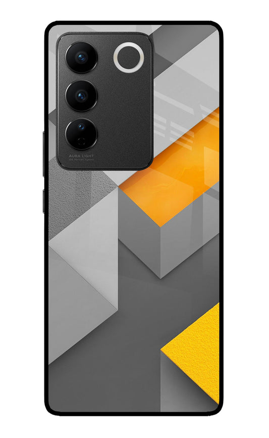 Abstract Vivo V27/V27 Pro Glass Case