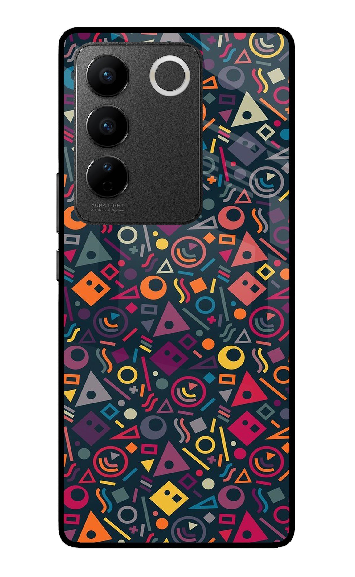 Geometric Abstract Vivo V27/V27 Pro Back Cover