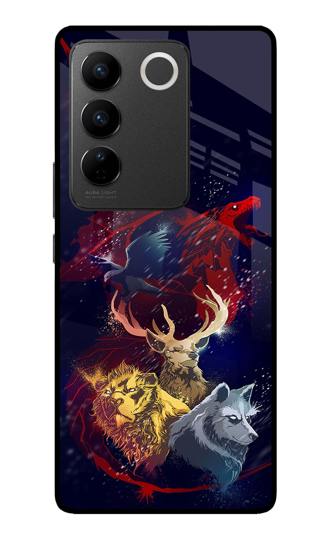 Game Of Thrones Vivo V27/V27 Pro Glass Case