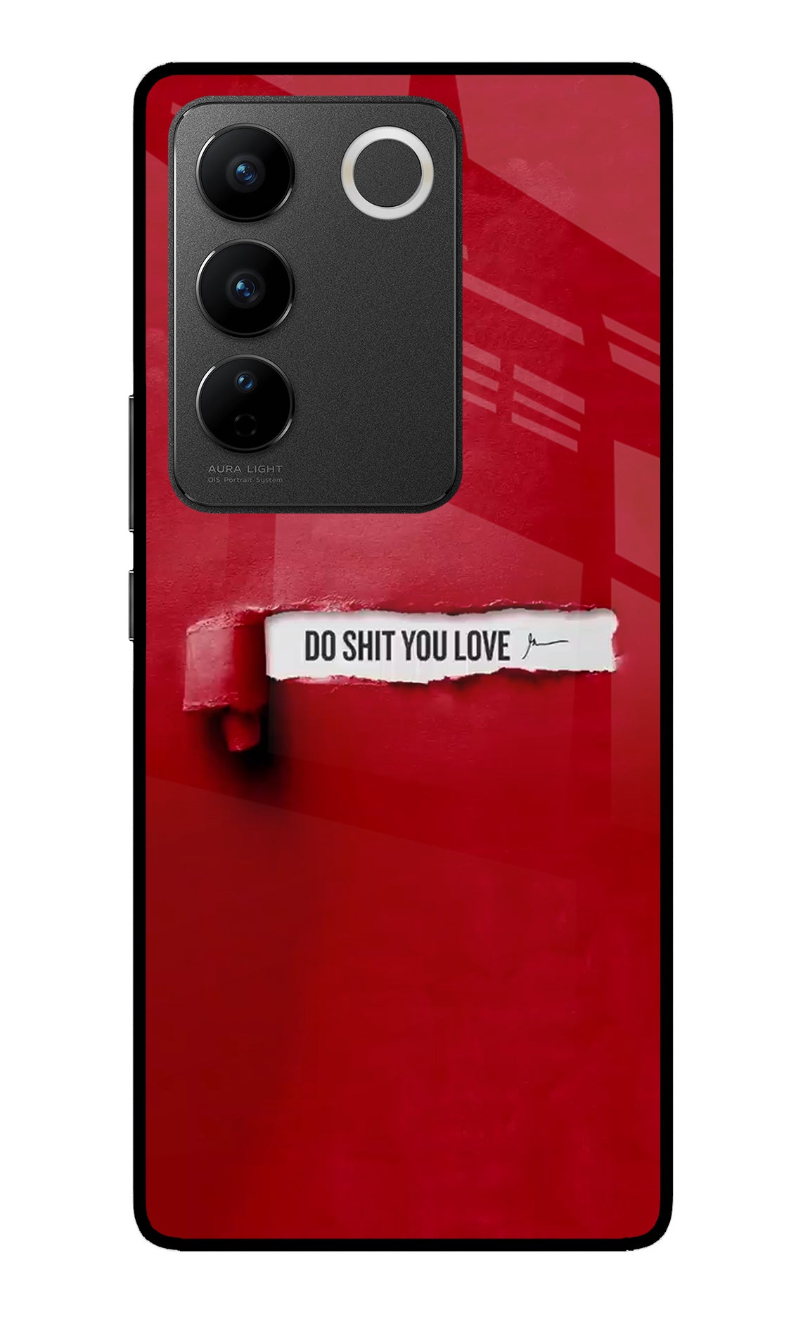 Do Shit You Love Vivo V27/V27 Pro Glass Case