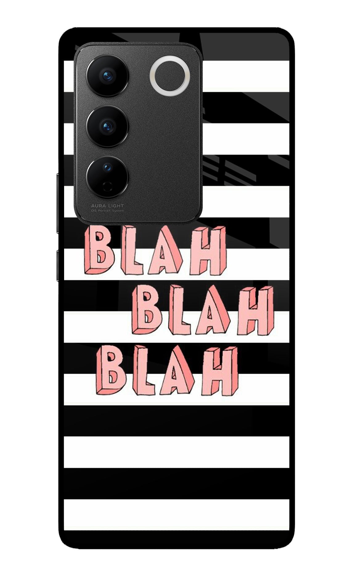 Blah Blah Blah Vivo V27/V27 Pro Back Cover