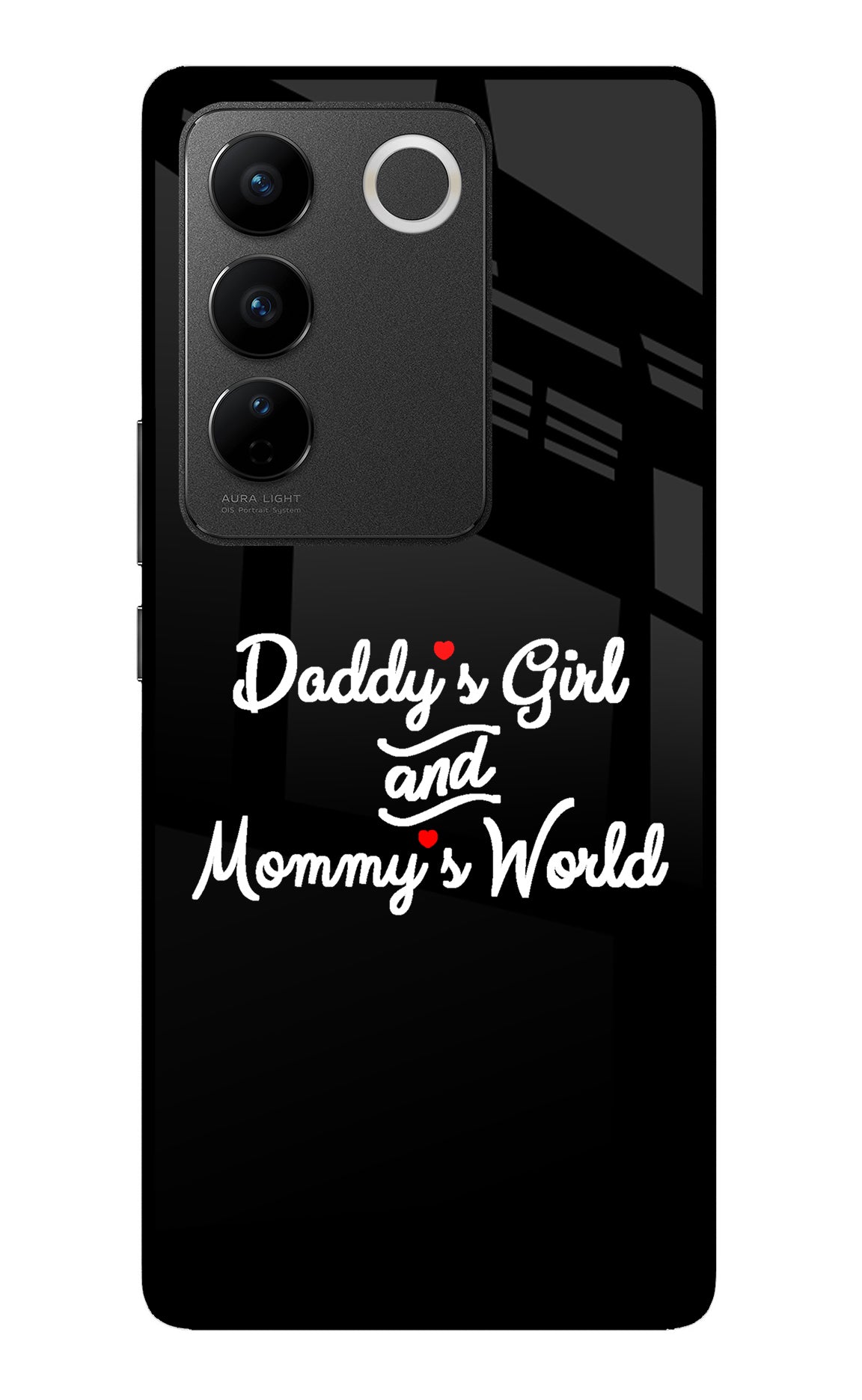 Daddy's Girl and Mommy's World Vivo V27/V27 Pro Back Cover