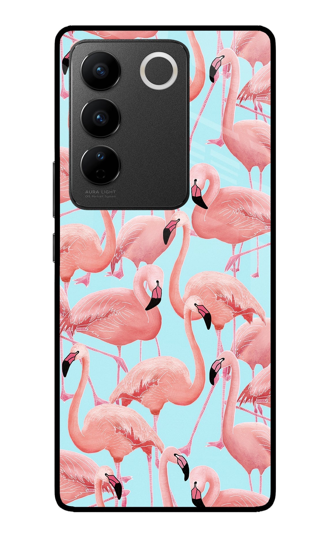 Flamboyance Vivo V27/V27 Pro Glass Case