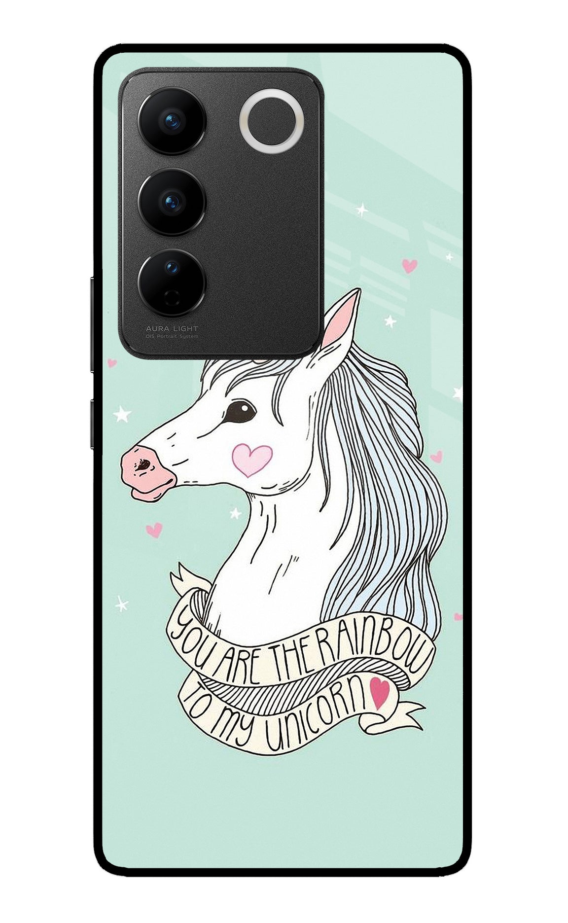 Unicorn Wallpaper Vivo V27/V27 Pro Back Cover