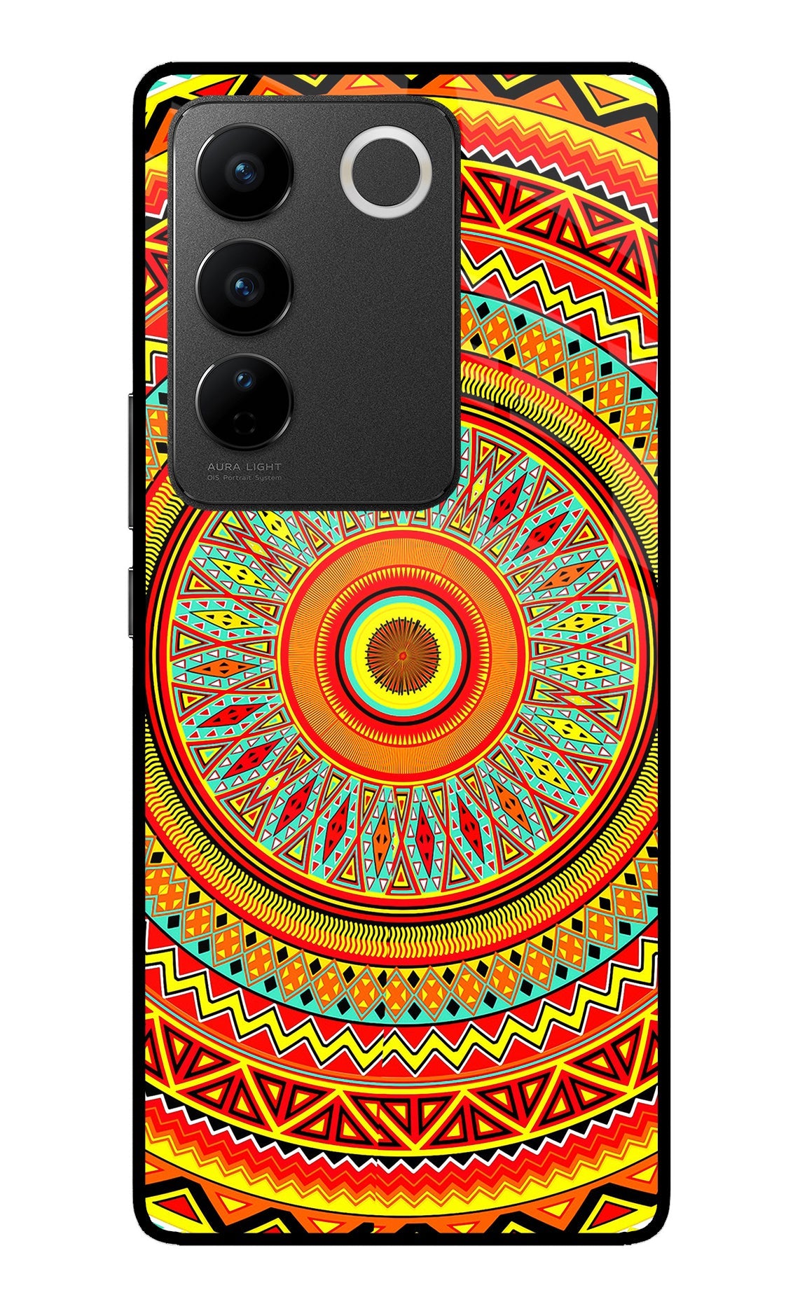 Mandala Pattern Vivo V27/V27 Pro Back Cover