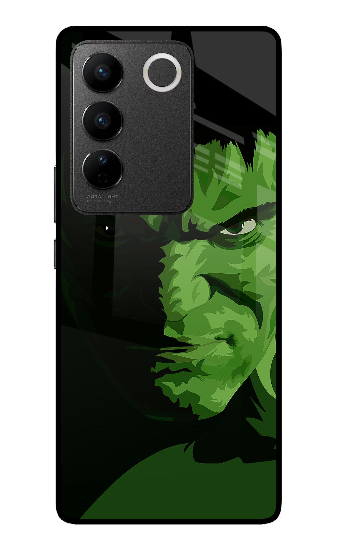 HULK Vivo V27/V27 Pro Glass Case Back Cover by Casekaro
