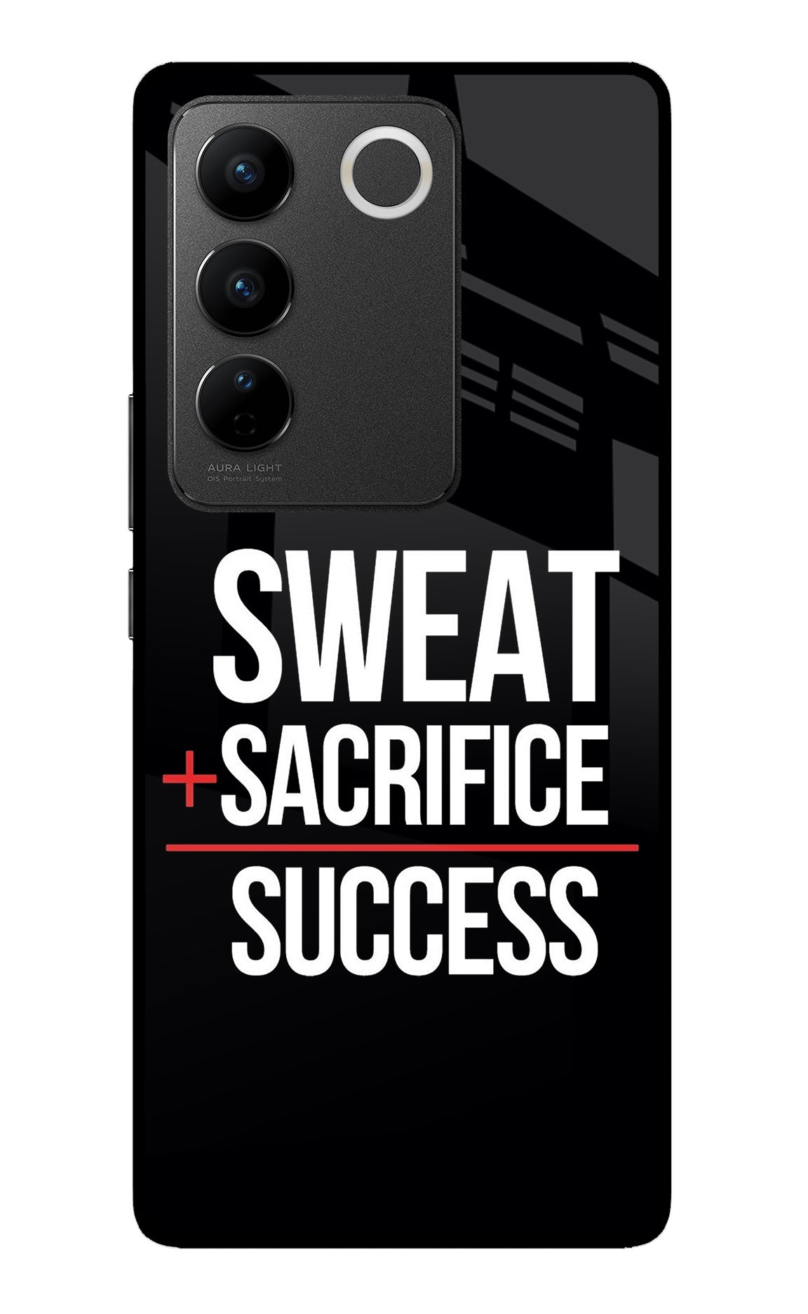 Sweat Sacrifice Success Vivo V27/V27 Pro Back Cover