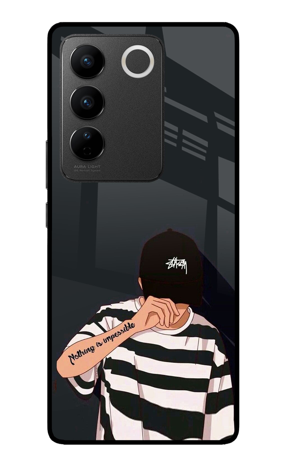 Aesthetic Boy Vivo V27/V27 Pro Back Cover