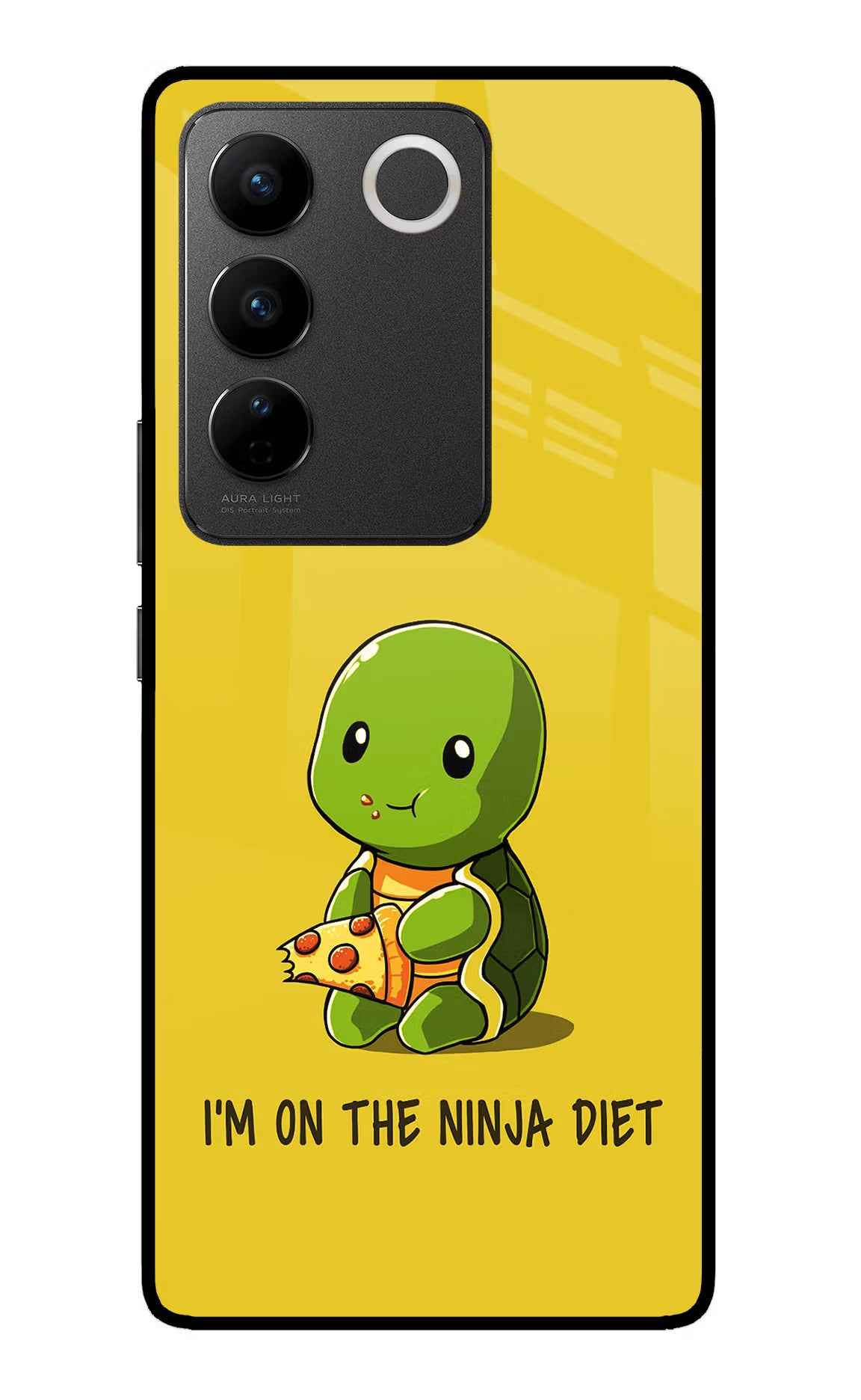 I'm on Ninja Diet Vivo V27/V27 Pro Glass Case Back Cover by Casekaro