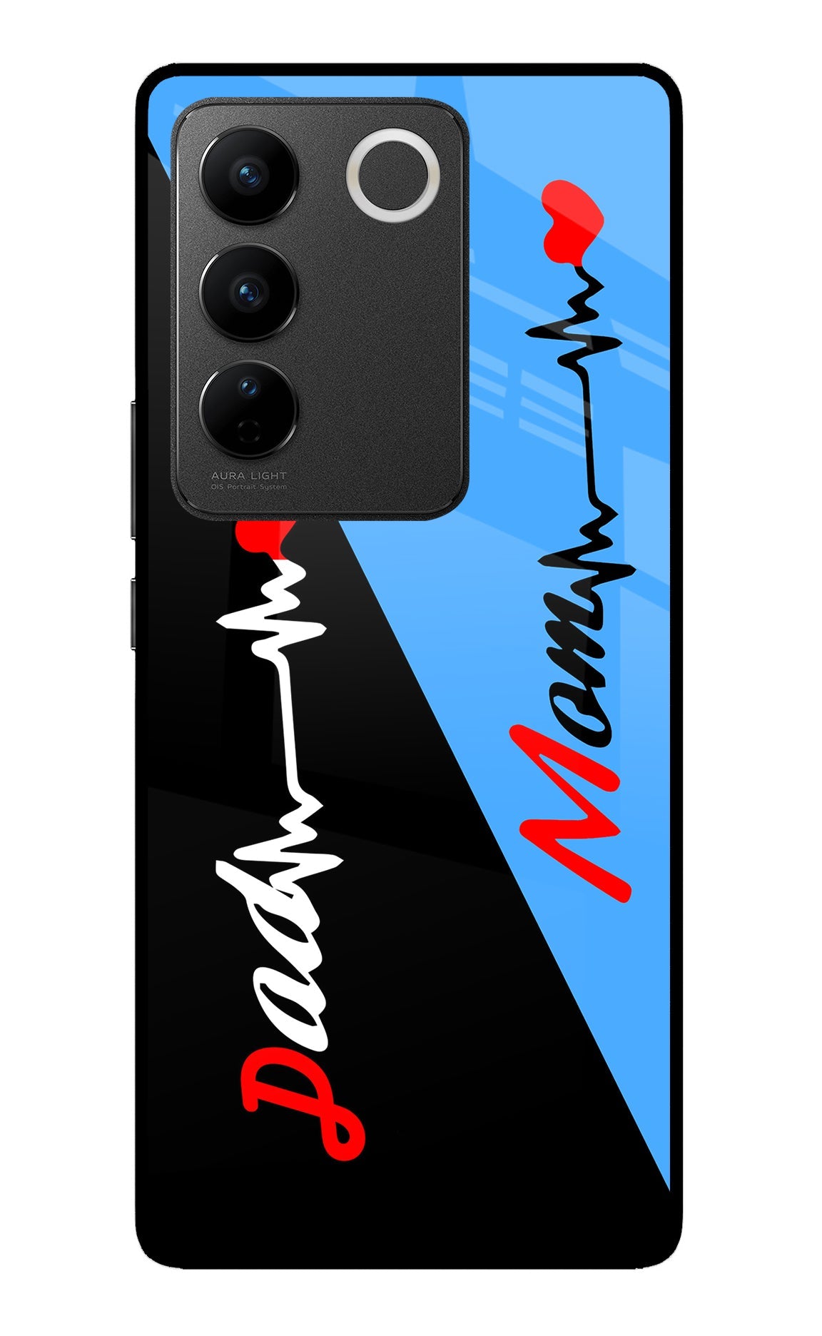 Mom Dad Vivo V27/V27 Pro Back Cover