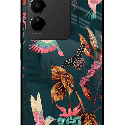 Birds Vivo V27/V27 Pro Glass Case