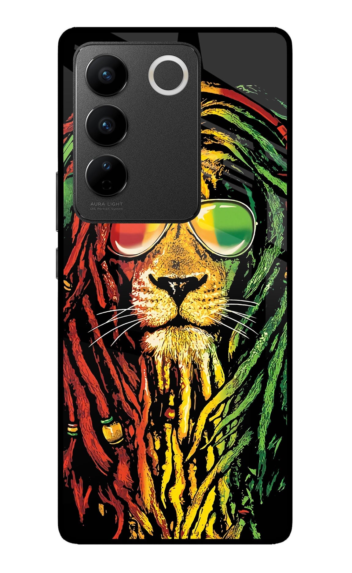 Rasta Lion Vivo V27/V27 Pro Back Cover