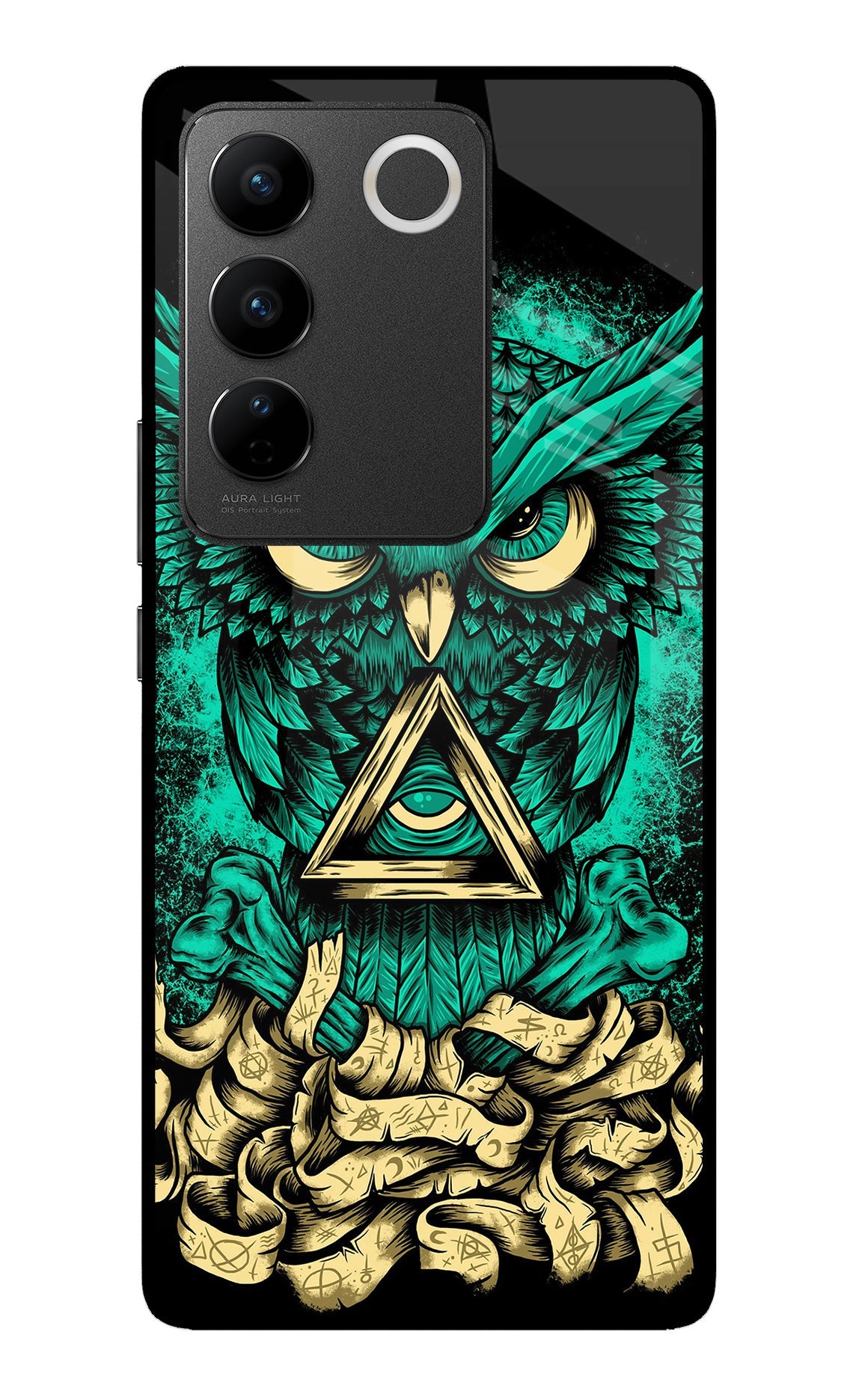 Green Owl Vivo V27/V27 Pro Back Cover