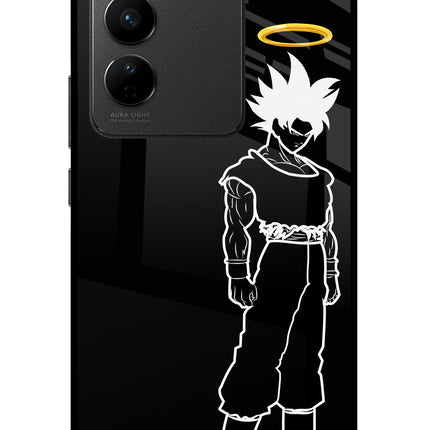 DBS Character Vivo V27/V27 Pro Glass Case Back Cover by Casekaro