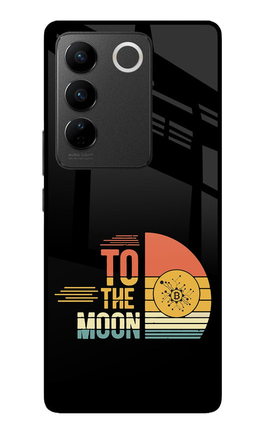 To the Moon Vivo V27/V27 Pro Glass Case