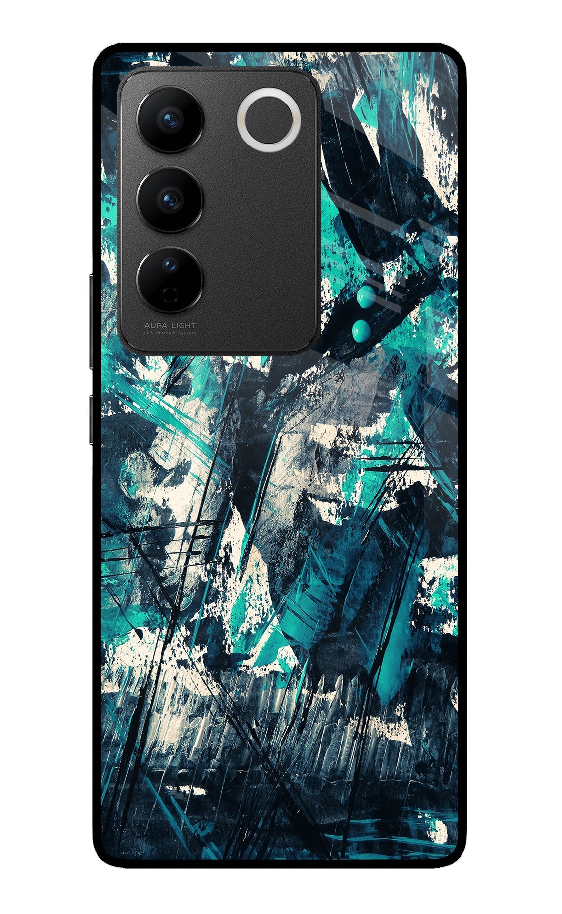 Artwork Vivo V27/V27 Pro Glass Case