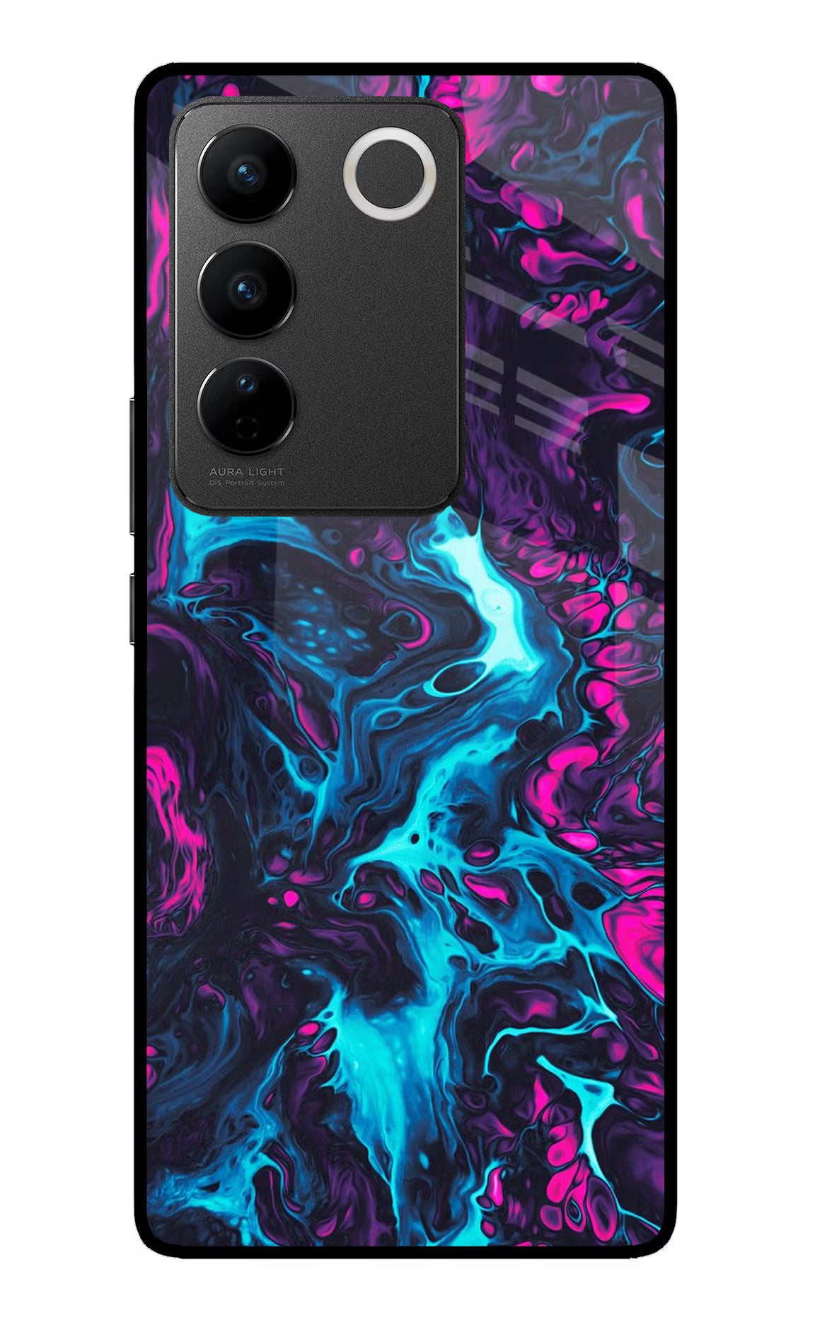 Abstract Vivo V27/V27 Pro Glass Case
