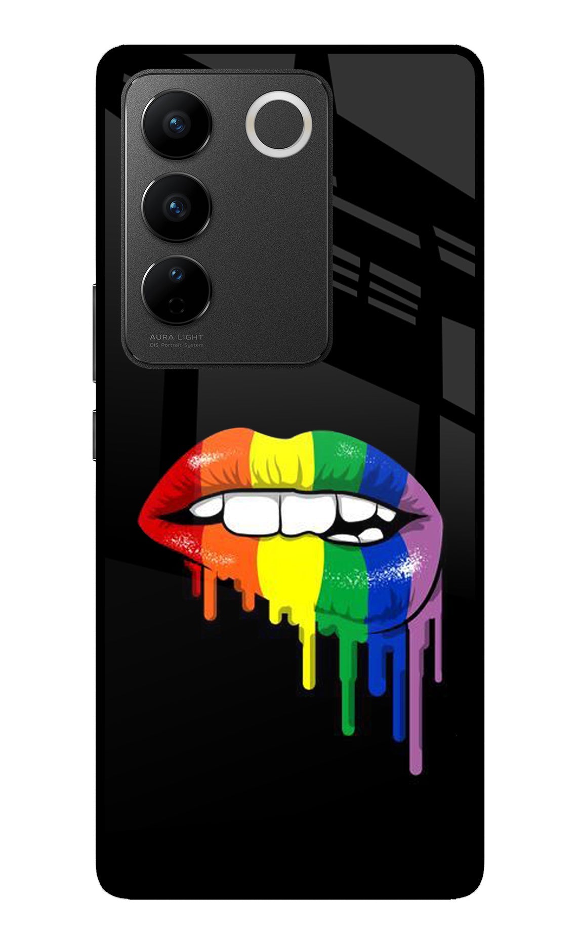 Lips Biting Vivo V27/V27 Pro Back Cover