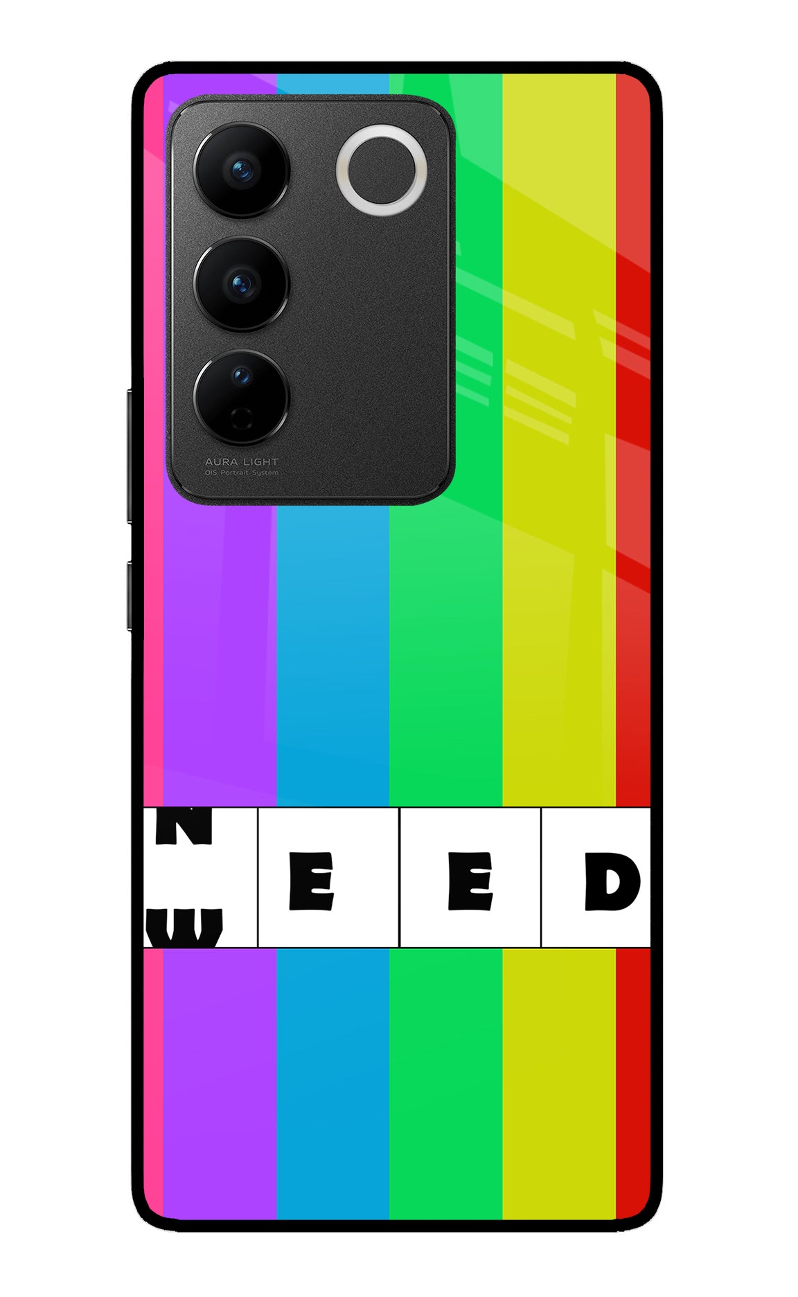 Need Weed Vivo V27/V27 Pro Glass Case