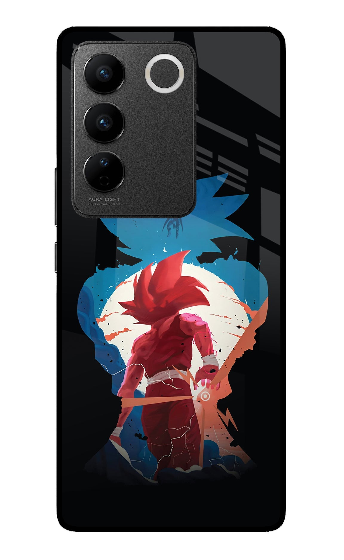 Goku Vivo V27/V27 Pro Glass Case