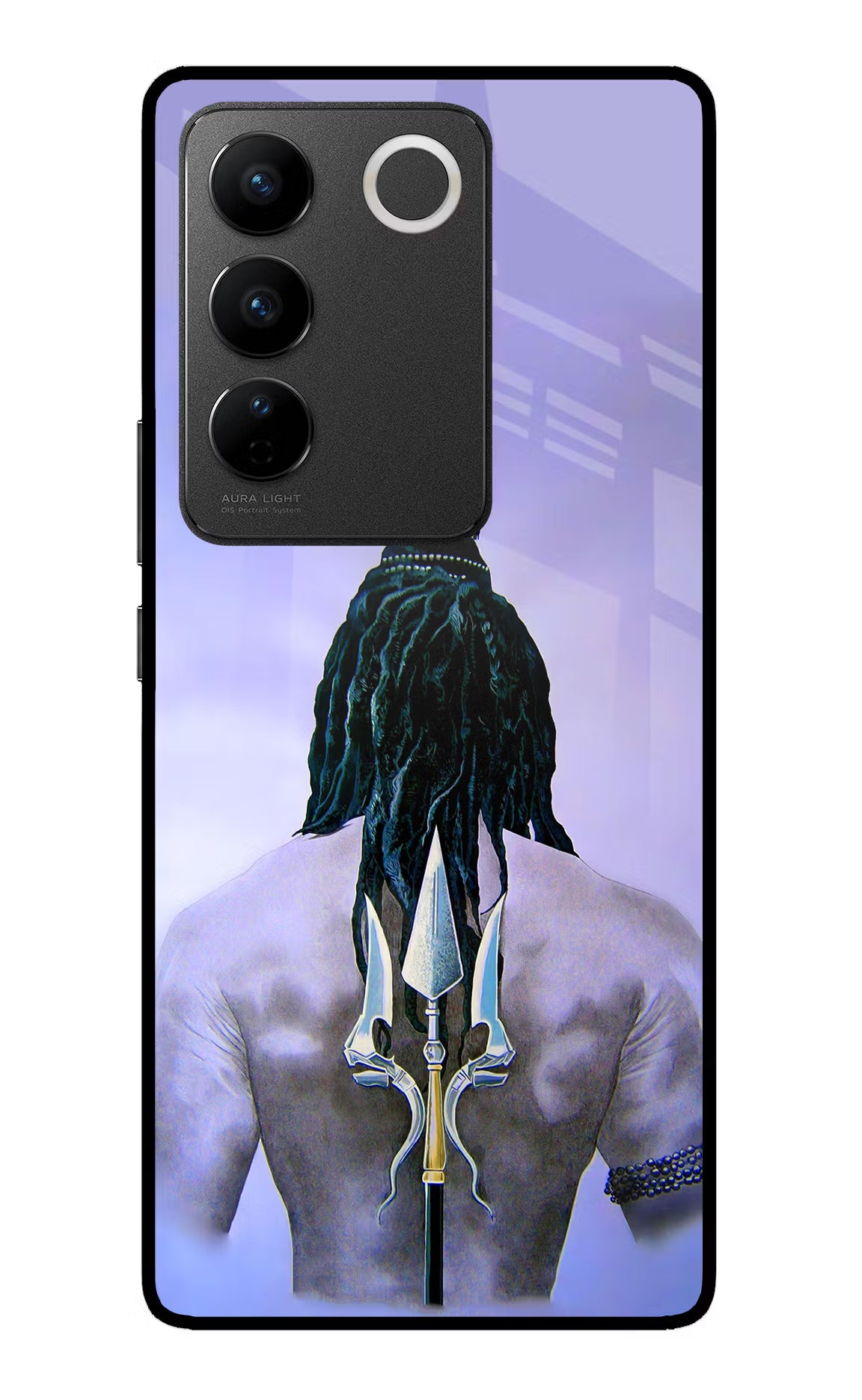 Shiva Vivo V27/V27 Pro Glass Case Back Cover by Casekaro