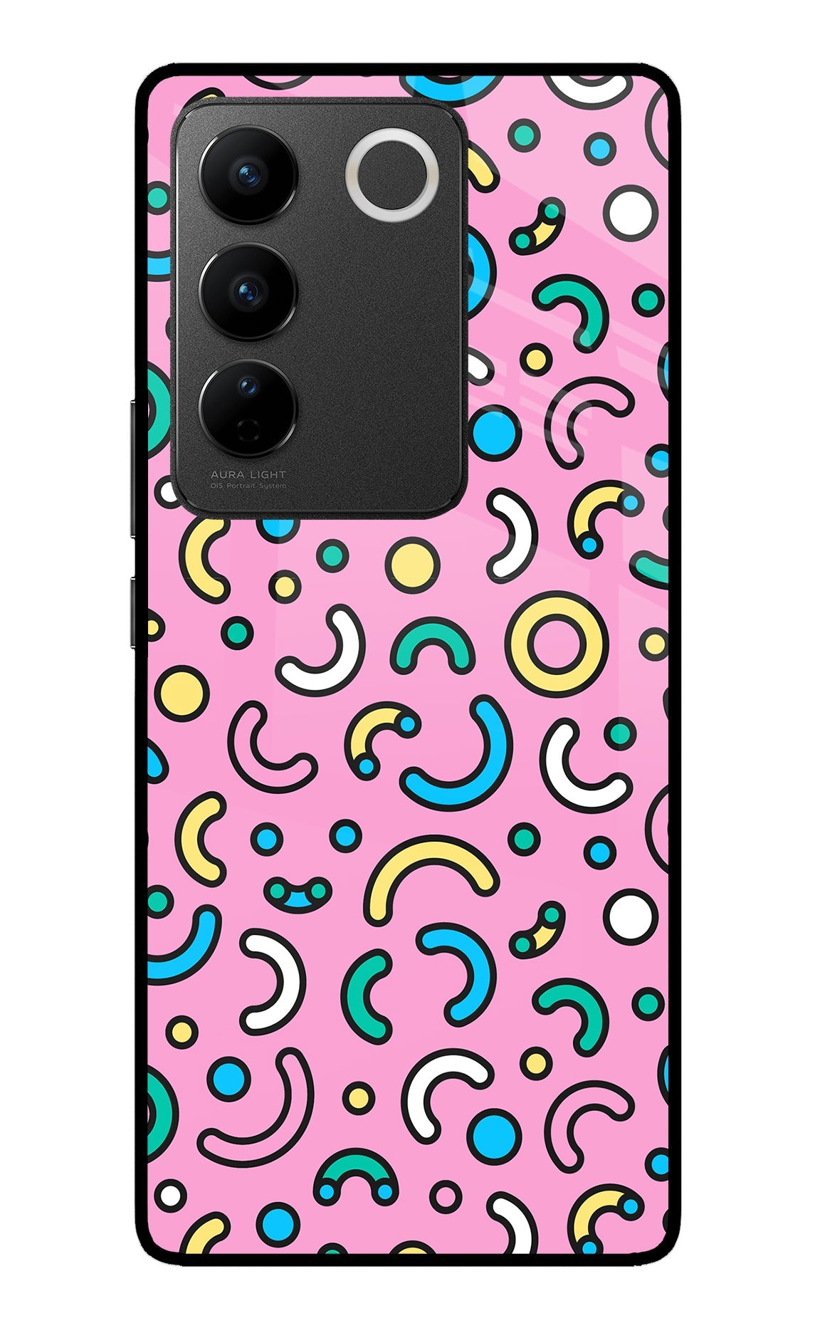 Memphis Design Vivo V27/V27 Pro Back Cover