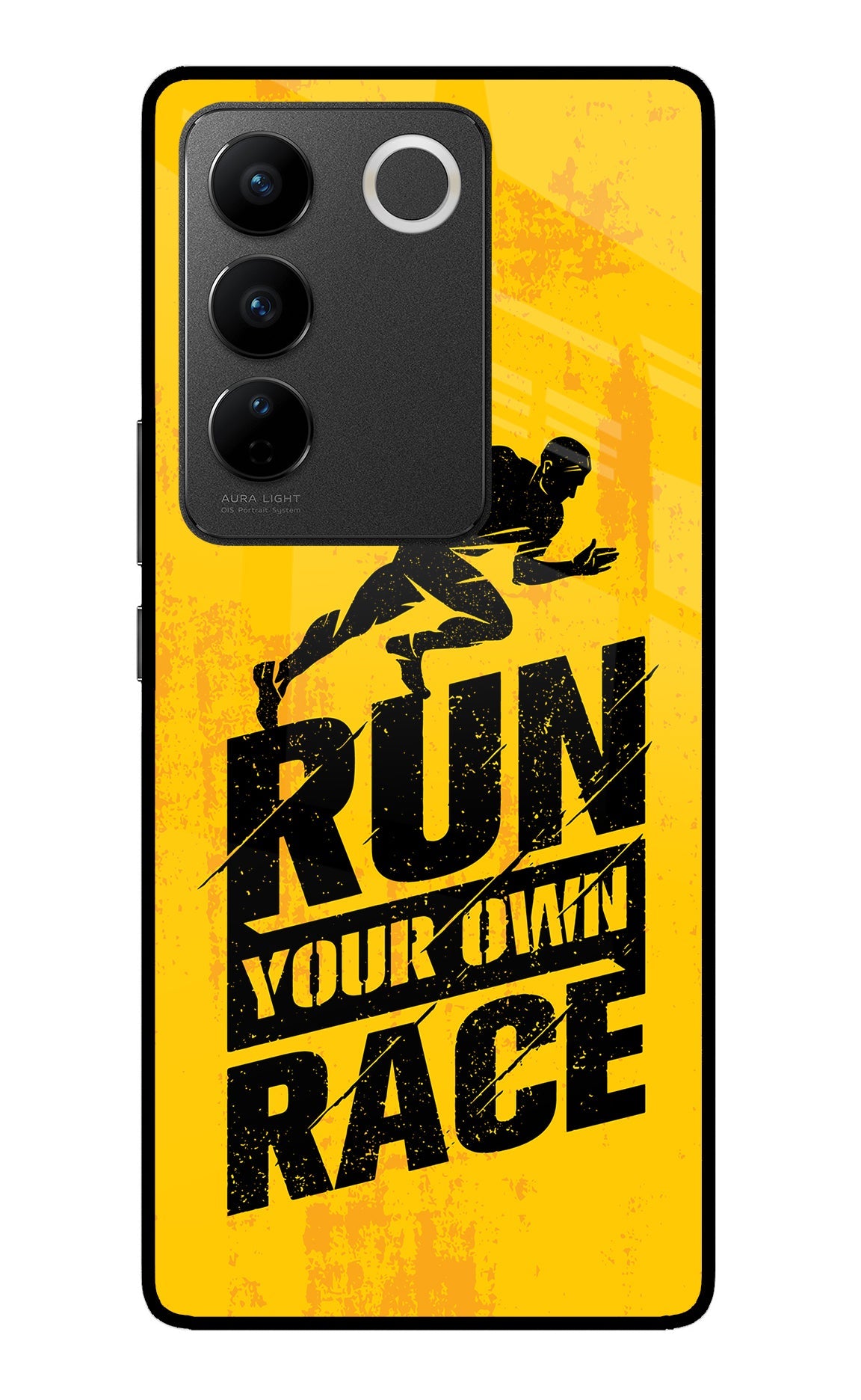 Run Your Own Race Vivo V27/V27 Pro Glass Case