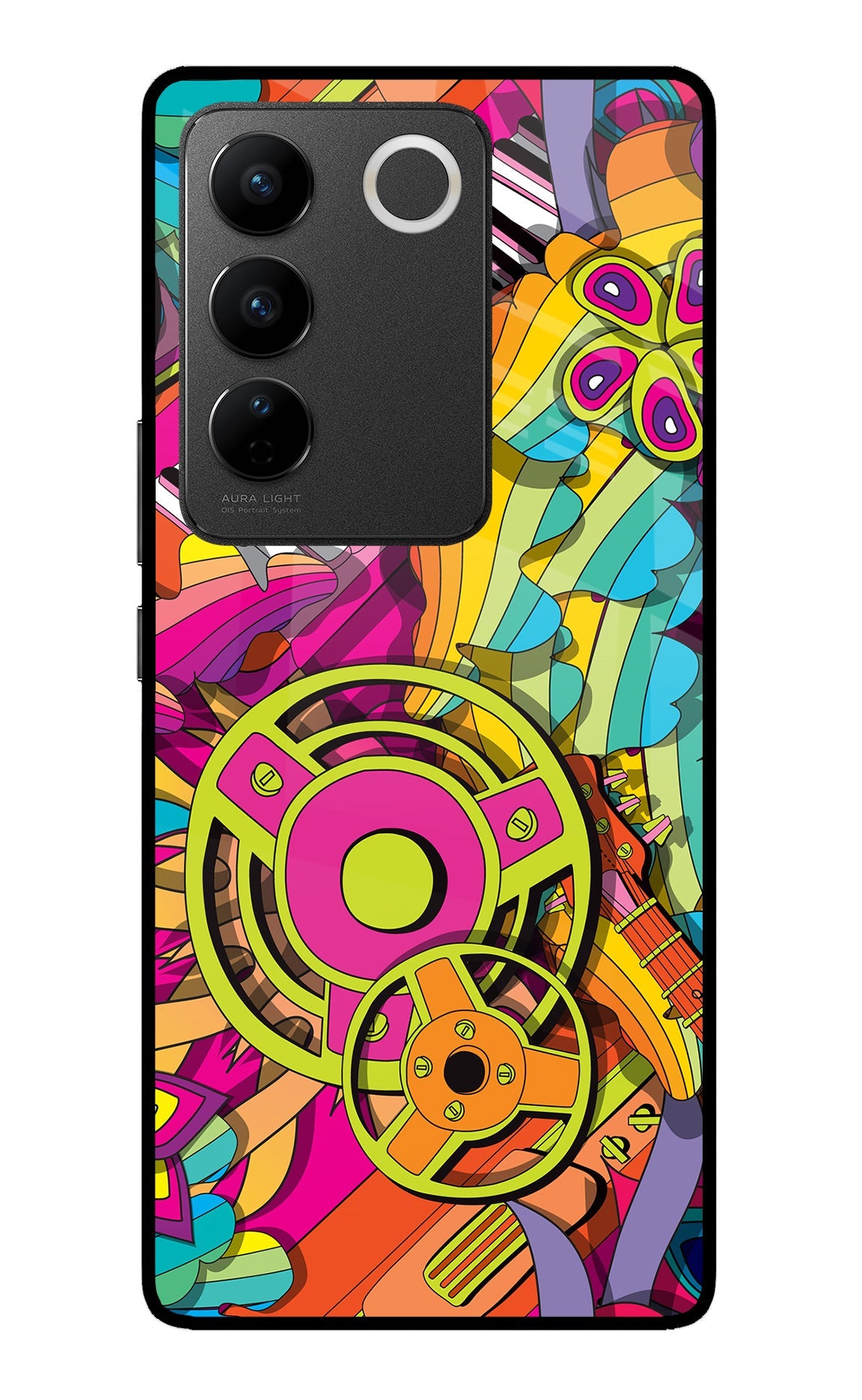 Music Doodle Vivo V27/V27 Pro Back Cover