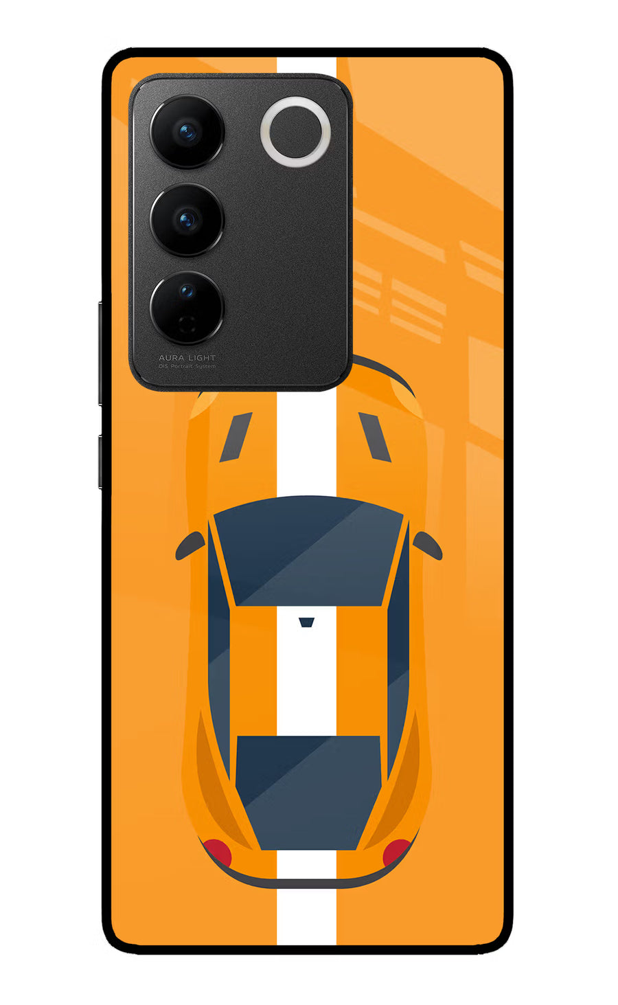 Highway Pursuit Vivo V27/V27 Pro Back Cover, Glass case