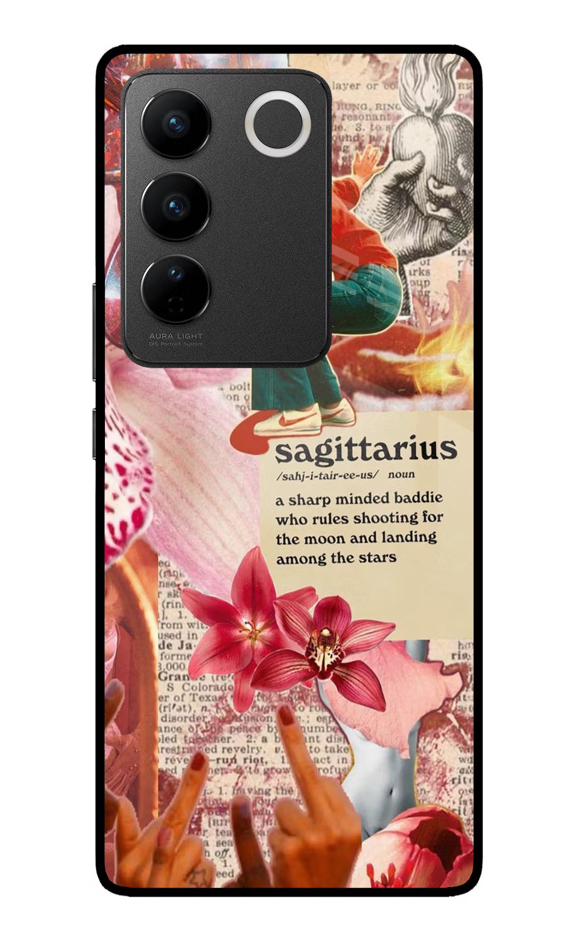 Sagittarius Zodiac Vivo V27/V27 Pro Glass Case