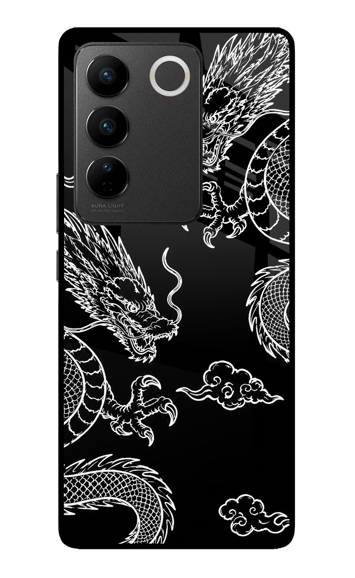 Twin Dragons Vivo V27/V27 Pro Glass Case