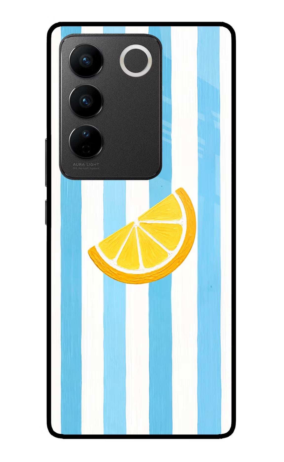 Summer Lemon Vivo V27/V27 Pro Glass Case