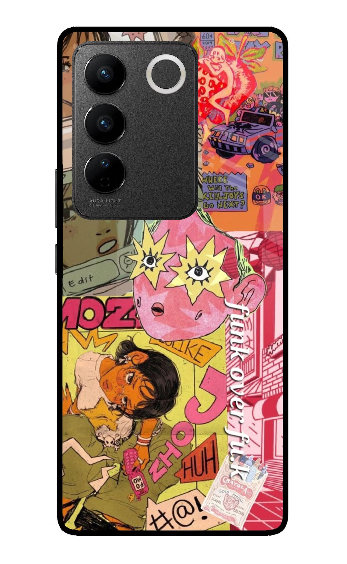 Funkover Vivo V27/V27 Pro Glass Case