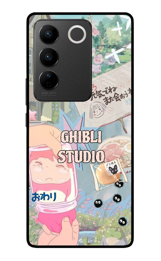 Studio Ghibli Vivo V27/V27 Pro Glass Case
