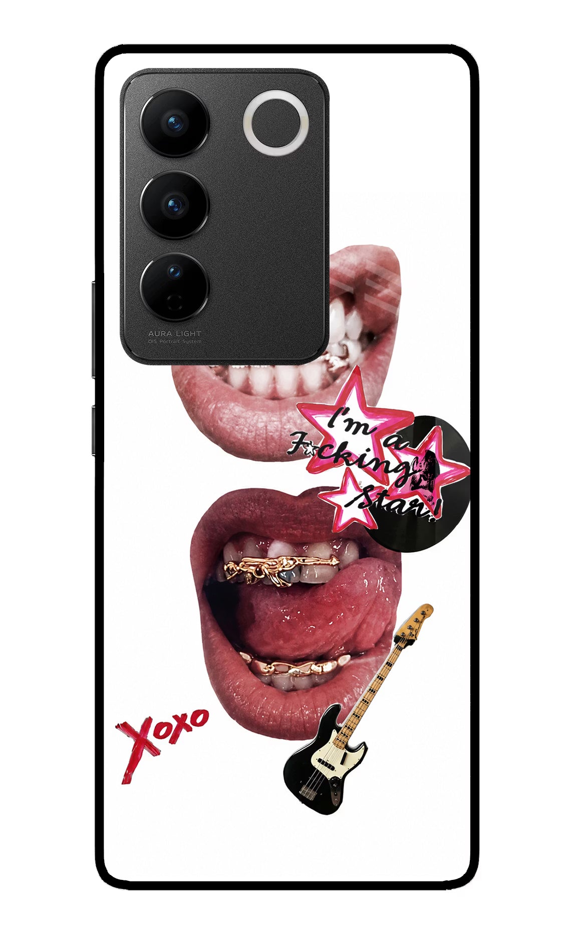 Rockstar Vivo V27/V27 Pro Glass Case