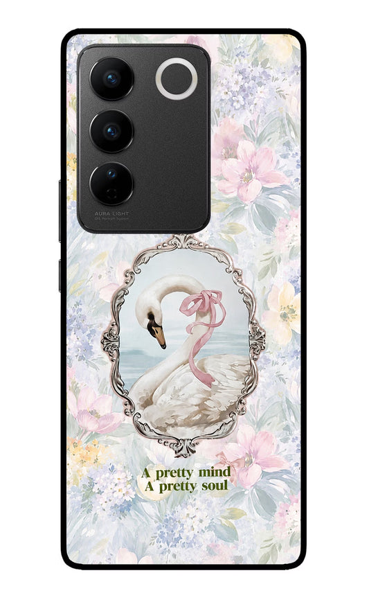 Pretty Mind Pretty Soul Vivo V27/V27 Pro Glass Case