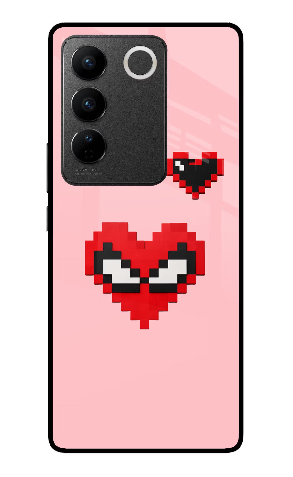 Gwen Heart Vivo V27/V27 Pro Glass Case