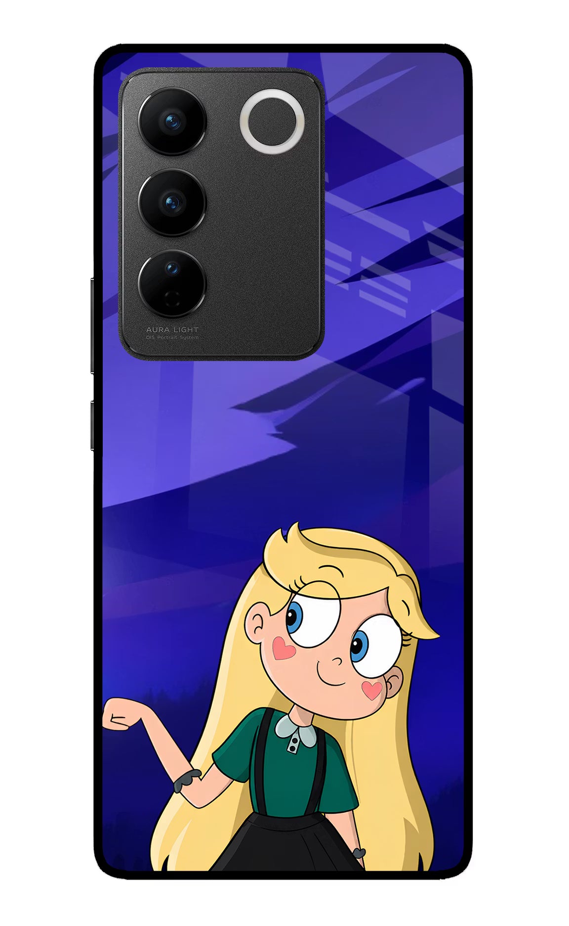Star Glow Vivo V27/V27 Pro Glass Case