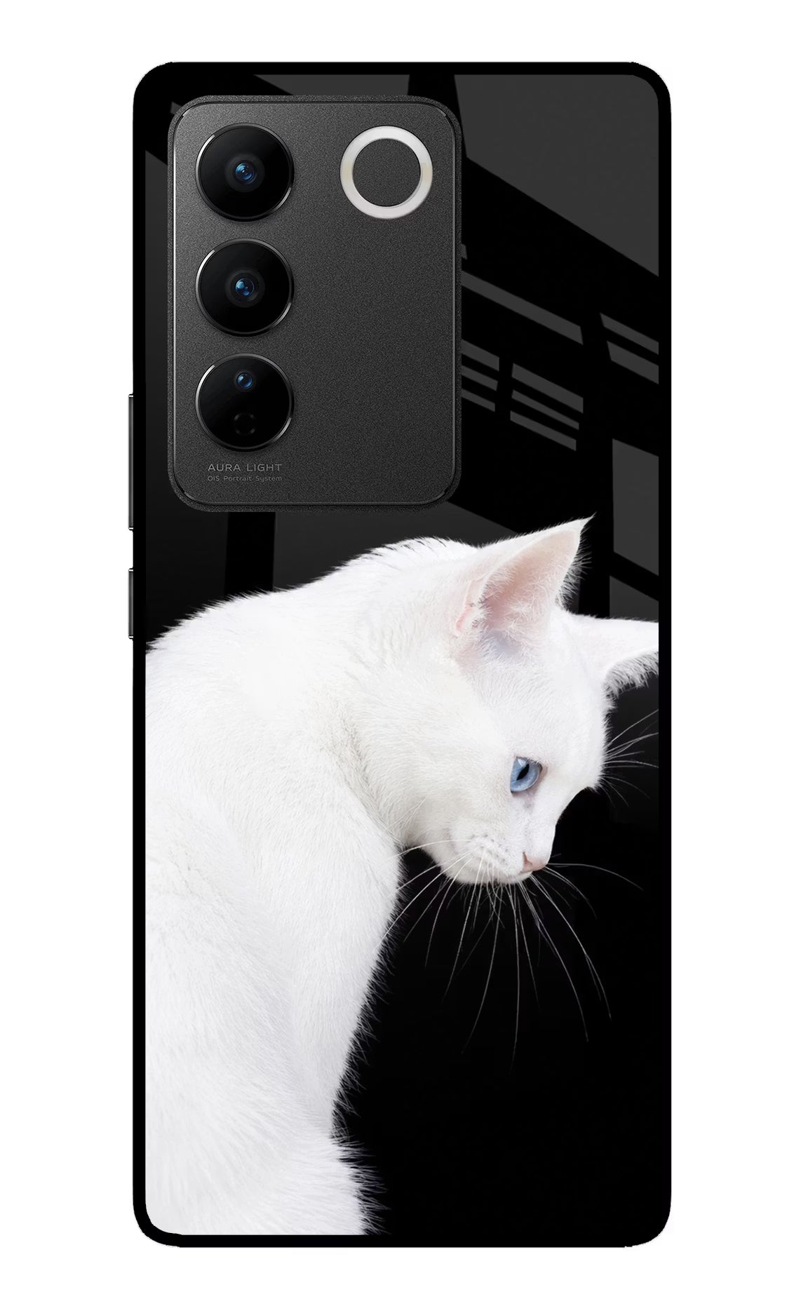 Snow Gaze Vivo V27/V27 Pro Glass Case